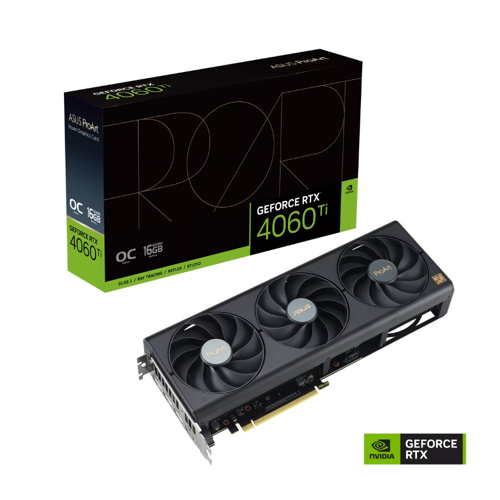 ASUS 華碩  ProArt GeForce RTX 4060 Ti OC 超頻版 16GB GDDR6 顯示卡