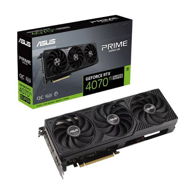 ASUS 華碩 PRIME GeForce RTX 4070 Ti SUPER 16GB GDDR6X OC 超頻版 顯示卡