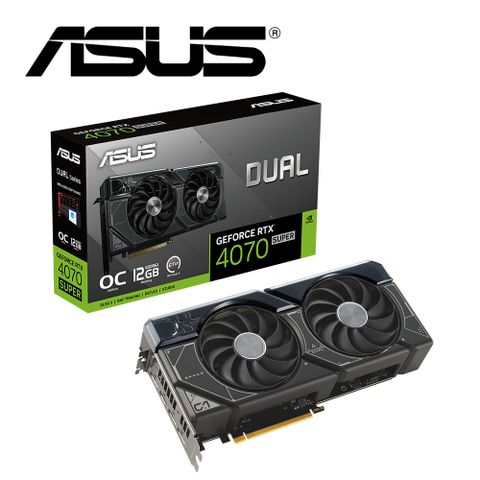 ASUS 華碩 DUAL-RTX4070S-O12G-EVO 顯示卡+全漢 VITA-750GM 金牌(V+P組合包)