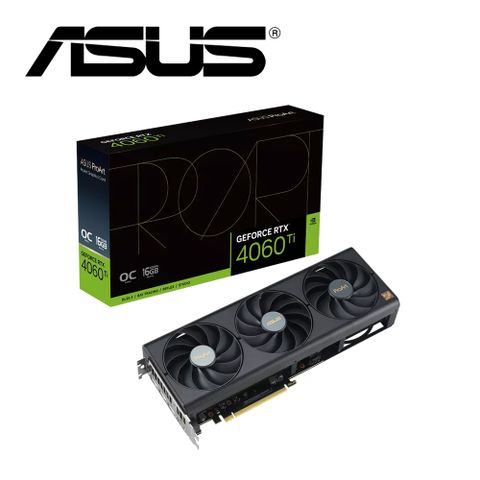 ASUS 華碩 PROART-RTX4060TI-O16G 顯示卡+三星 S32CG552EC曲面電競螢幕