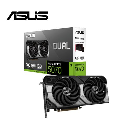 ASUS 華碩 Dual GeForce RTX 5070 12GB GDDR7 OC 顯示卡