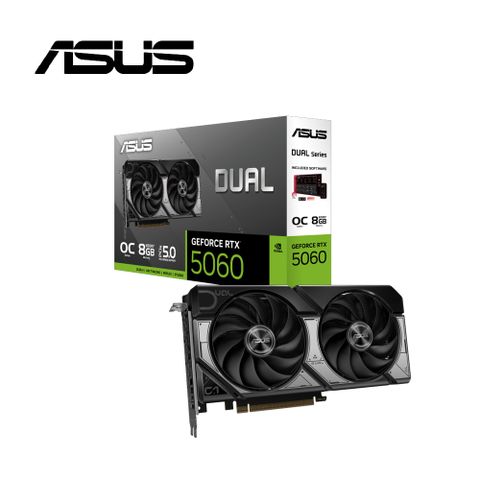 ASUS 華碩 Dual GeForce RTX 5060 8GB GDDR7 OC 顯示卡