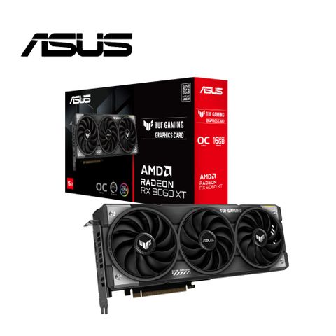 ASUS 華碩 TUF Gaming Radeon RX 9060 XT 16GB GDDR6 OC 顯示卡