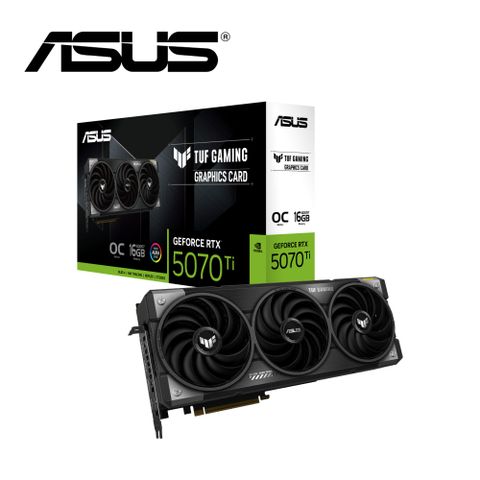 ASUS 華碩 TUF-RTX5070TI-O16G-GAMING 顯示卡+華碩RT-AX57 GO AX3000迷你路由器+華碩SBC-06D2X-U外接式藍光