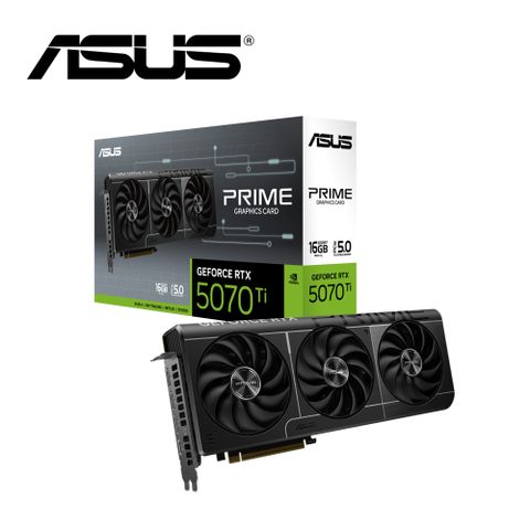 華碩 PRIME-RTX5070TI-16G 顯示卡+華碩 ROG STRIX AURA 850W 金牌+華碩 XH01 支撐架