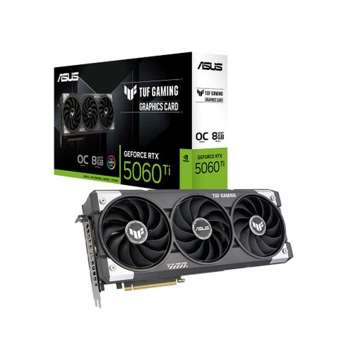華碩 TUF-RTX5060TI-O8G-GAMING 顯示卡+華碩Prime 750W ATX3.0 金牌電源供應器