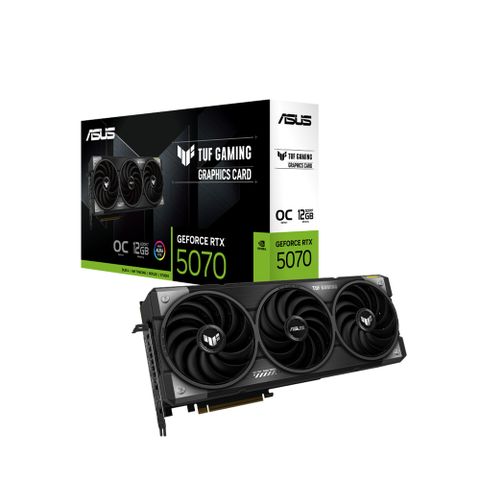 華碩 TUF-RTX5070-O12G-GAMING 顯示卡+酷大師 CALIBER R1S 電競椅(粉白)