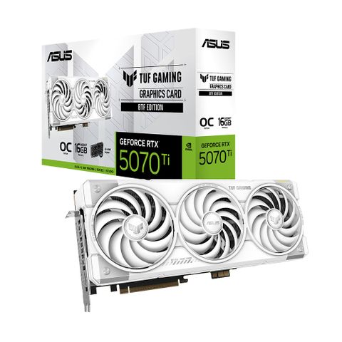 華碩 TUF-RTX5070TI-O16G-BTF-WHITE 白 背插 顯示卡