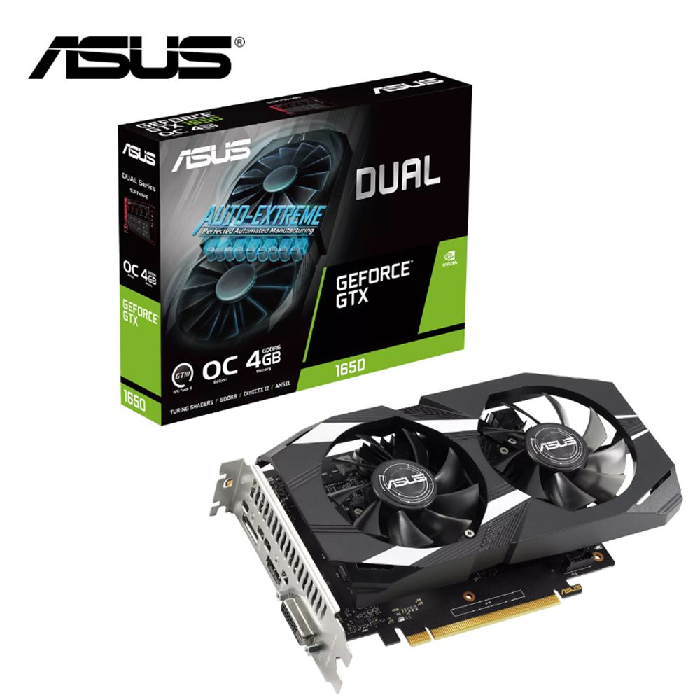 ASUS 華碩DUAL-GTX1650-O4GD6-P-V2顯示卡- PChome 24h購物