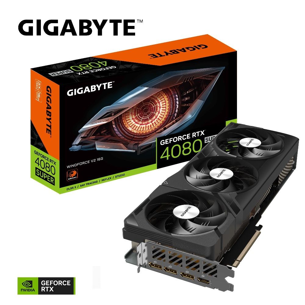 GIGABYTE 技嘉 RTX 4080 SUPER WINDFORCE V2 16G 顯示卡 2入組