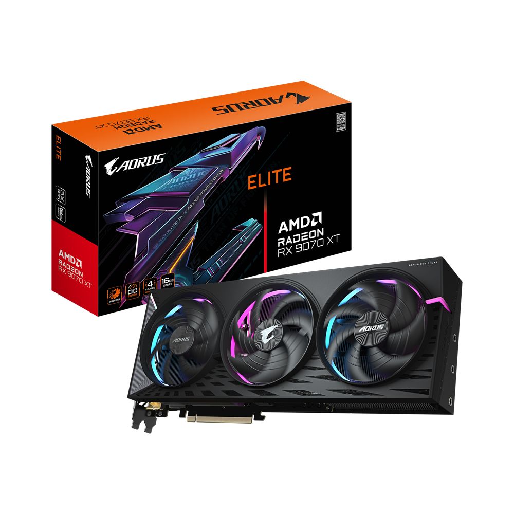 GIGABYTE 技嘉 AORUS Radeon RX 9070 XT ELITE 16G 顯示卡