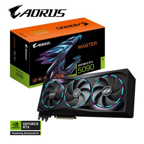 GIGABYTE 技嘉 AORUS GeForce RTX 5090 MASTER 32G 顯示卡 組合