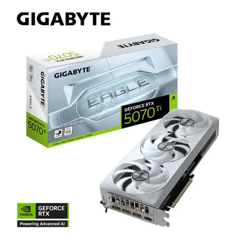技嘉 GeForce RTX 5070 Ti EAGLE OC ICE SFF 16G 顯示卡 組合