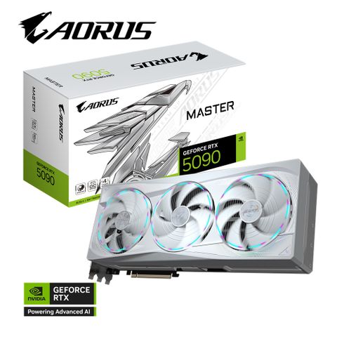 技嘉 AORUS GeForce RTX 5090 MASTER ICE 32G 顯示卡 組合