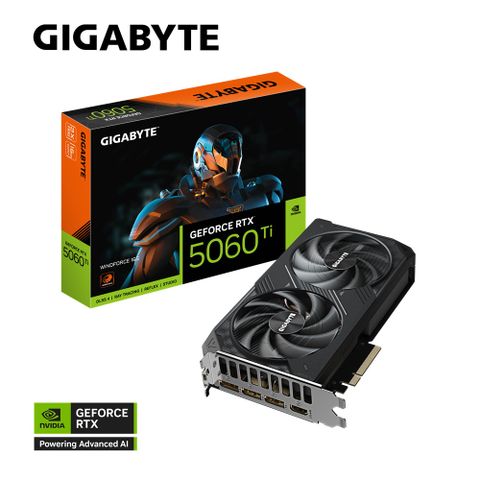 【RTX 50組合】技嘉 GeForce RTX 5060 Ti WINDFORCE 16G 顯示卡+B860主機板
