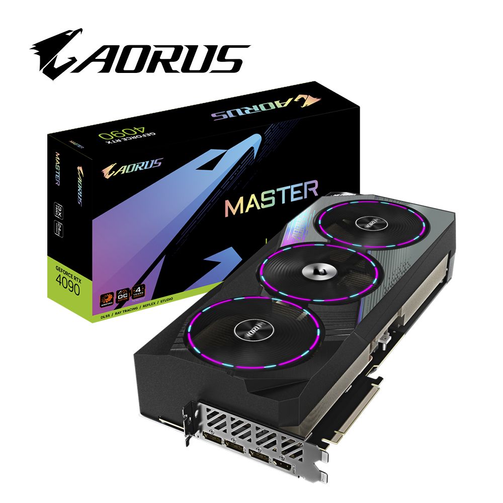 技嘉AORUS GeForce RTX 4090 MASTER 24G 顯示卡- PChome 24h購物