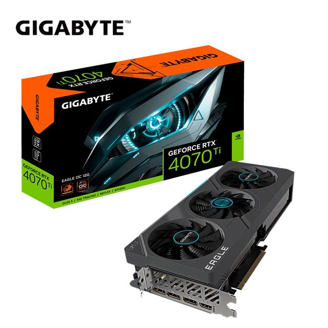 技嘉GeForce RTX 4070 Ti EAGLE OC 12G 顯示卡- PChome 24h購物