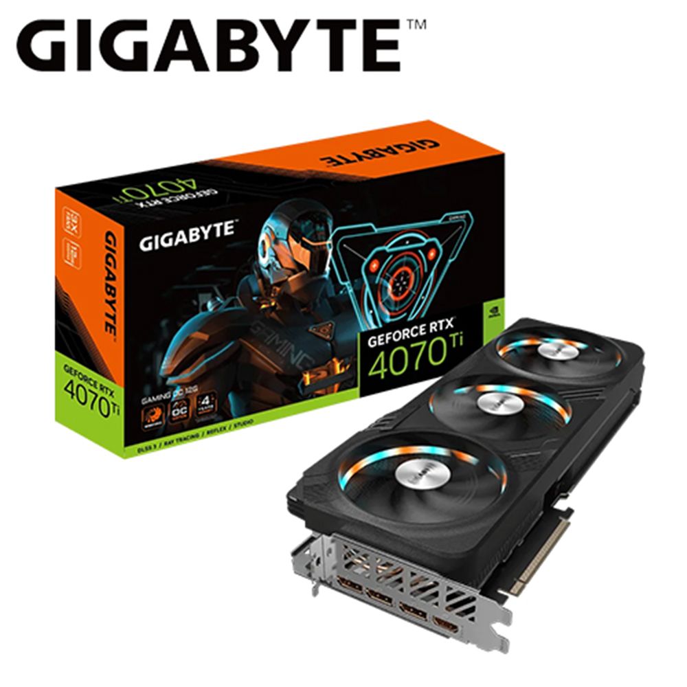 GIGABYTE 技嘉  N407TGAMING OC-12GD RTX4070Ti GAMING OC 12G顯示卡