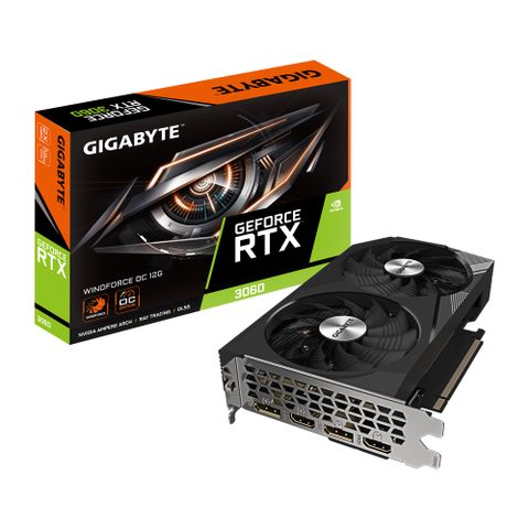 技嘉GIGABYTE GeForce RTX3060 WINDFORCE OC 12G 顯示卡