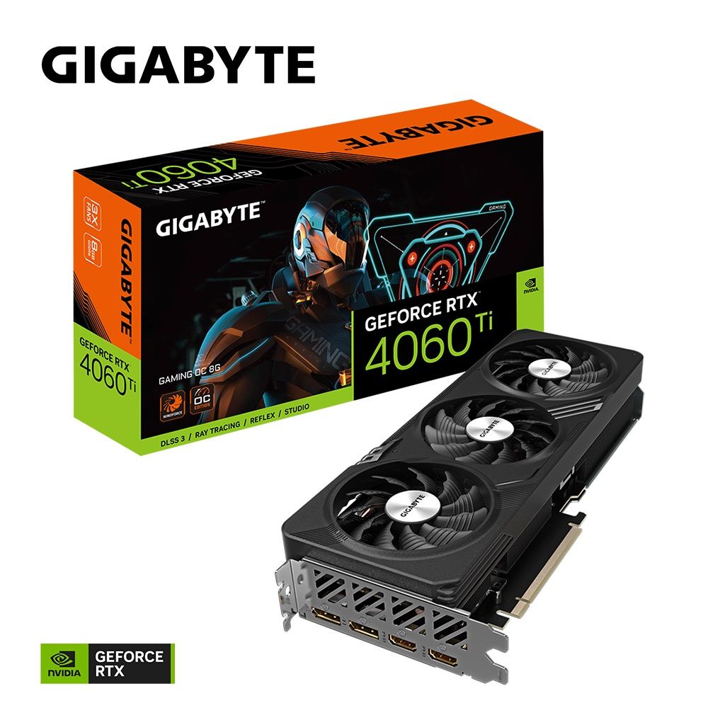 技嘉GeForce RTX 4060 Ti GAMING OC 8G 顯示卡- PChome 24h購物