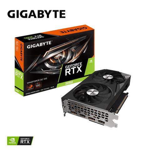 GIGABYTE 技嘉 RTX3060 WINDFORCE OC 12G(rev2.0) 顯示卡