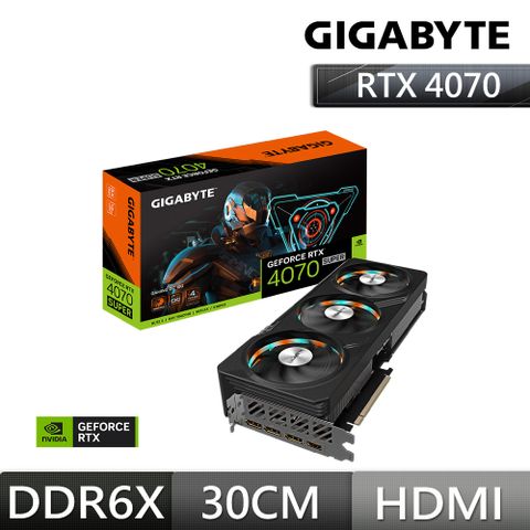 GIGABYTE 技嘉 GAMING GeForce RTX 4070 SUPER OC 12G顯示卡