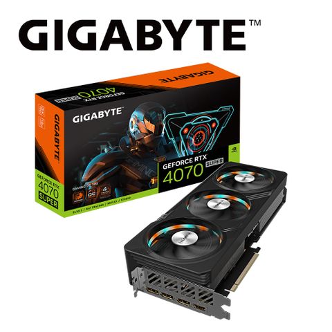 GIGABYTE 技嘉 RTX4070 SUPER GAMING OC 12G 顯示卡+ GP-UD750GM 金牌 電源供應器(70S+P組合)