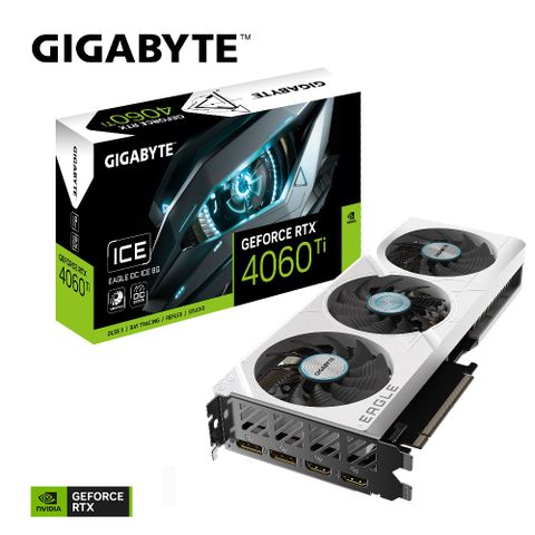 技嘉 GeForce RTX 4060 Ti EAGLE OC ICE 8G 顯示卡
