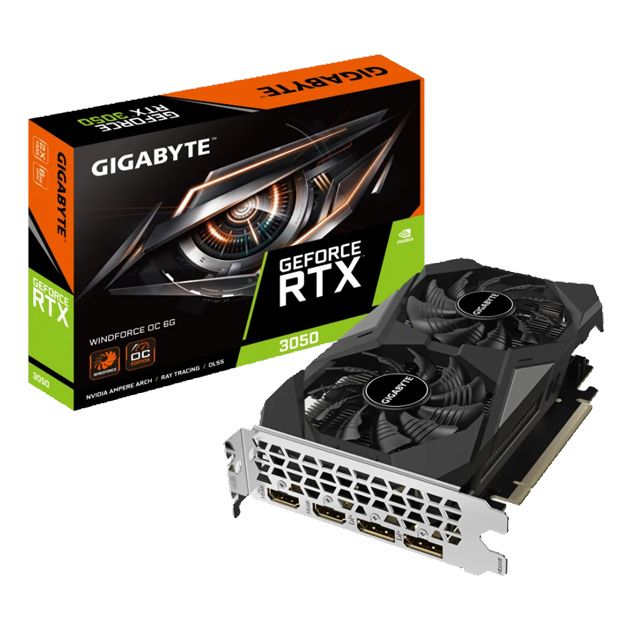 GIGABYTE 技嘉  GeForce RTX 3050 WINDFORCE OC 6G 顯示卡