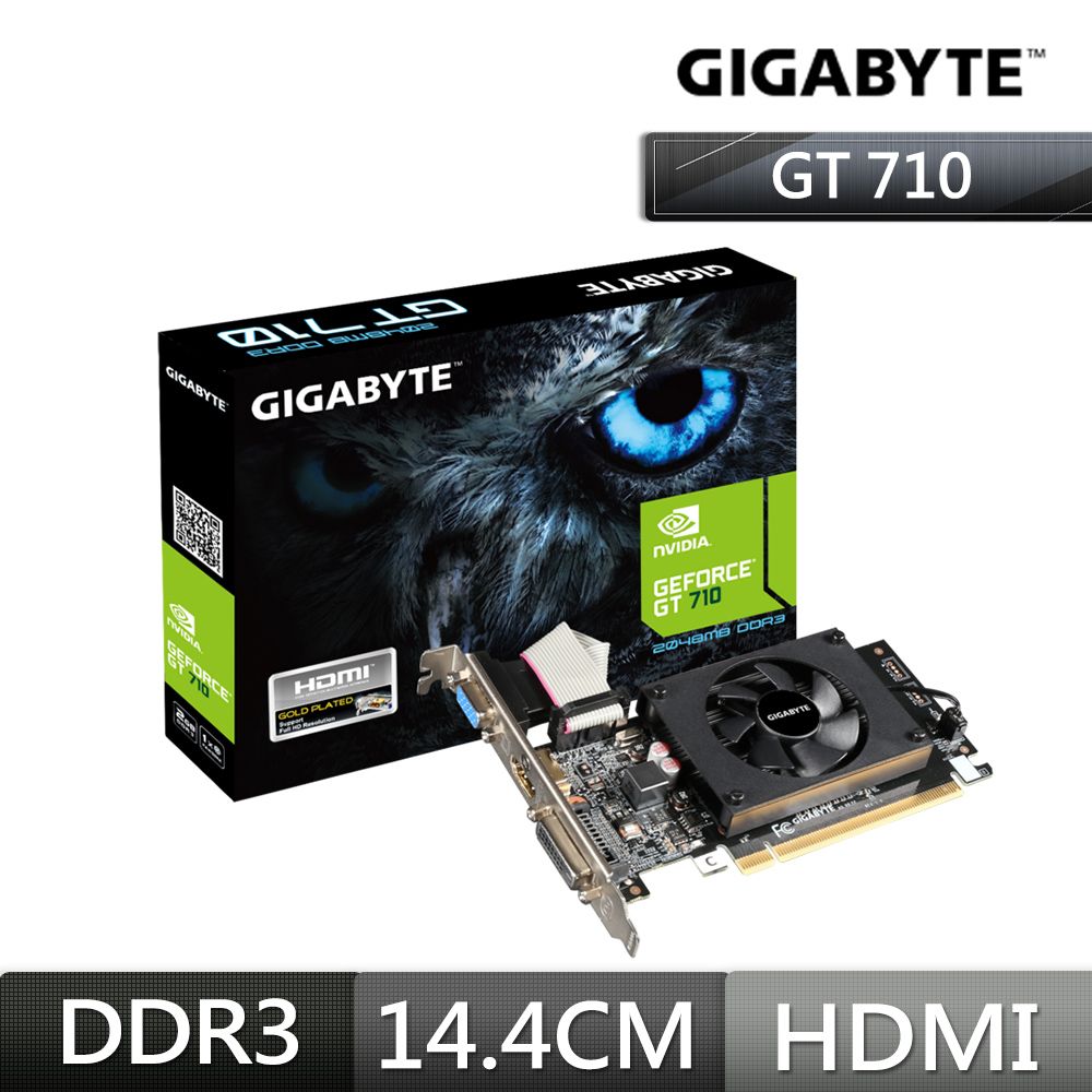 GIGABYTE 技嘉  GV-N710D3-2GL v2.0 顯示卡