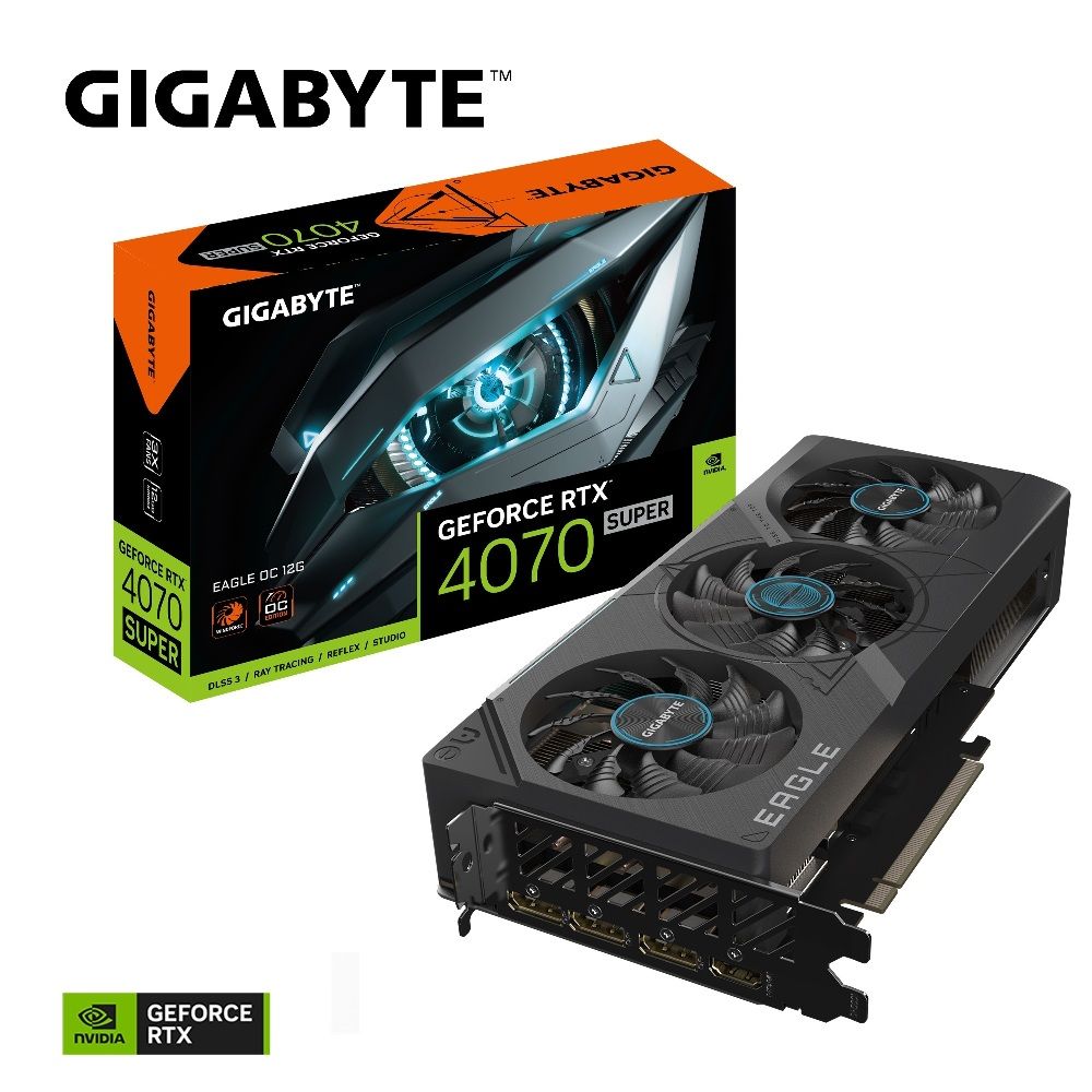 GIGABYTE 技嘉  GeForce RTX 4070 SUPER EAGLE OC 12G 顯示卡