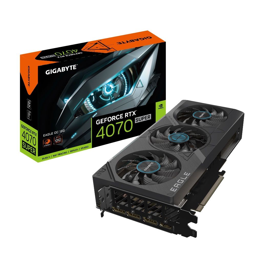 GIGABYTE 技嘉  GeForce RTX 4070 SUPER EAGLE OC 12G 顯示卡