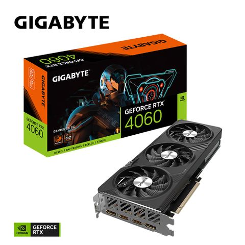 GIGABYTE 技嘉 GeForce RTX 4060 GAMING OC 8G 顯示卡