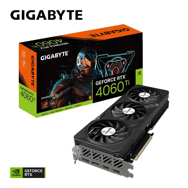 GIGABYTE 技嘉  GeForce RTX 4060 Ti GAMING OC 8G 顯示卡