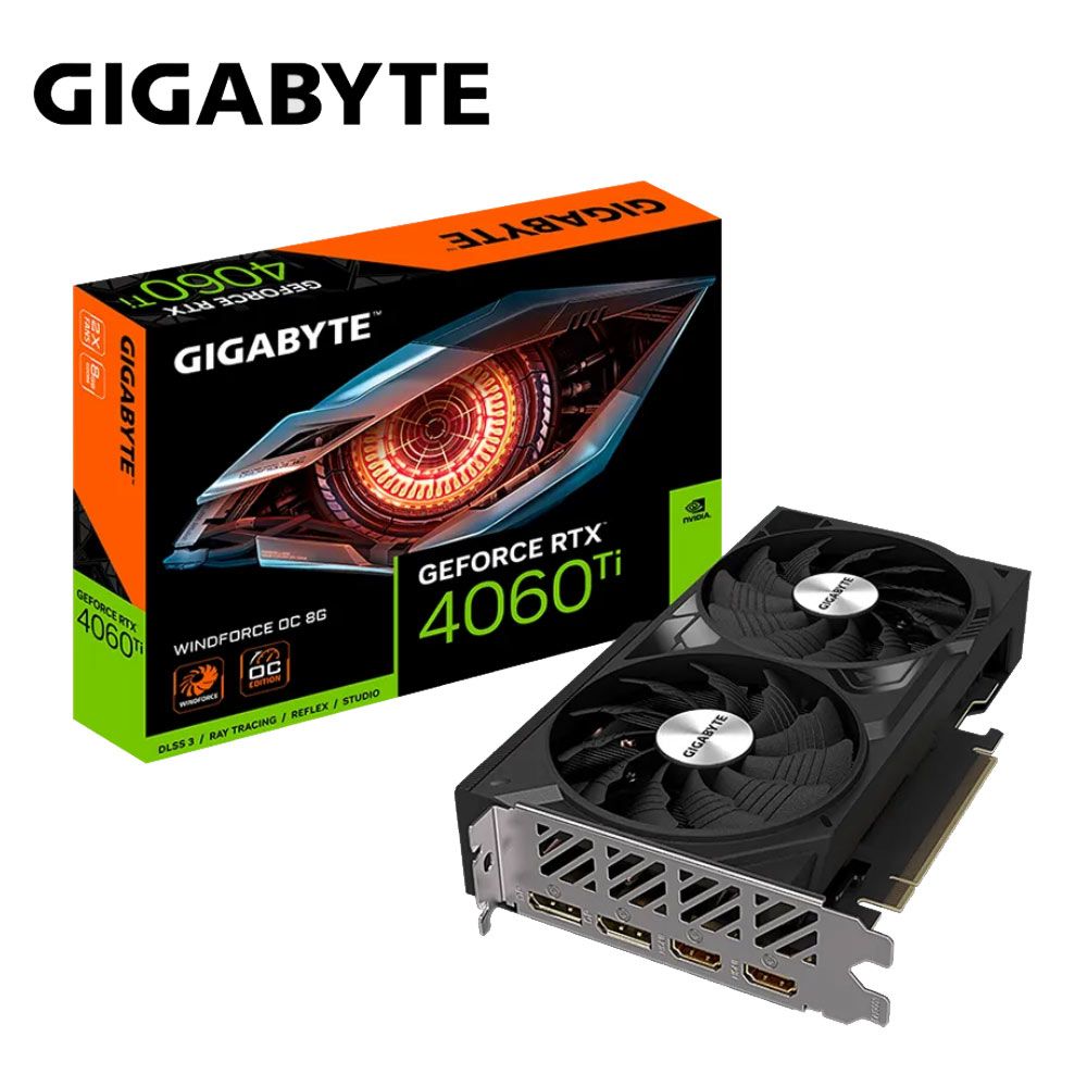 GIGABYTE 技嘉  GeForce RTX 4060 Ti WINDFORCE OC 8G 顯示卡