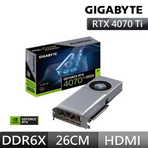 GIGABYTE 技嘉 GeForce RTX 4070 Ti SUPER AI TOP 16G顯示卡