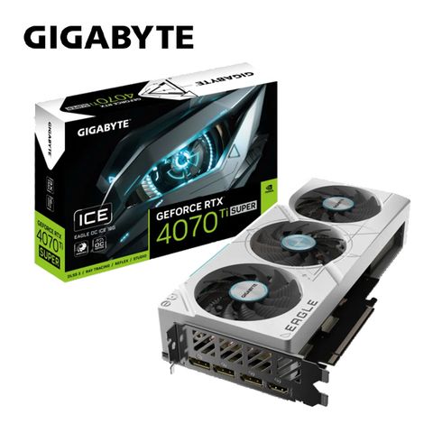 GIGABYTE 技嘉 GeForce RTX 4070 Ti SUPER EAGLE OC ICE 16G 顯示卡