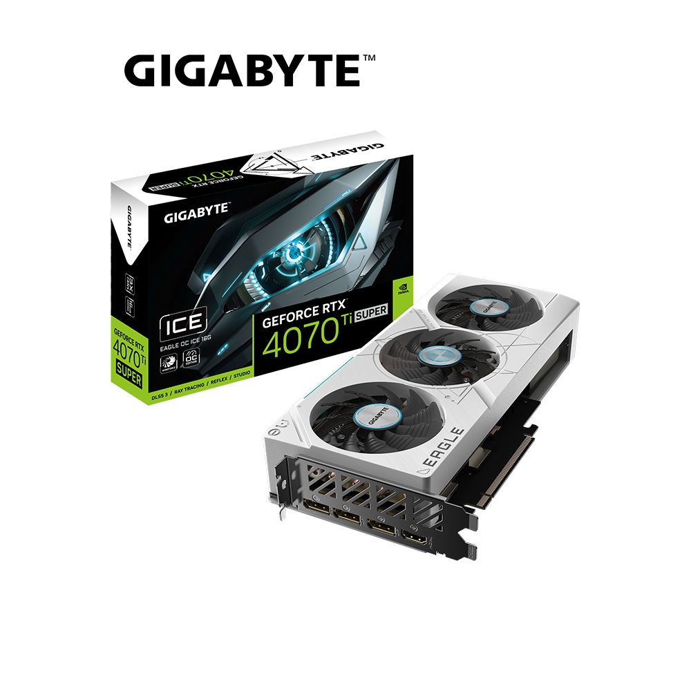 GIGABYTE 技嘉 RTX4070Ti SUPER EAGLE OC ICE 16G 顯示卡