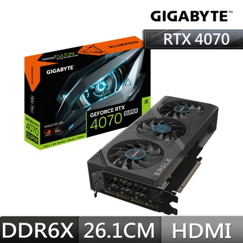 GIGABYTE 技嘉 EAGLE GeForce RTX4070 SUPER OC 12G顯示卡