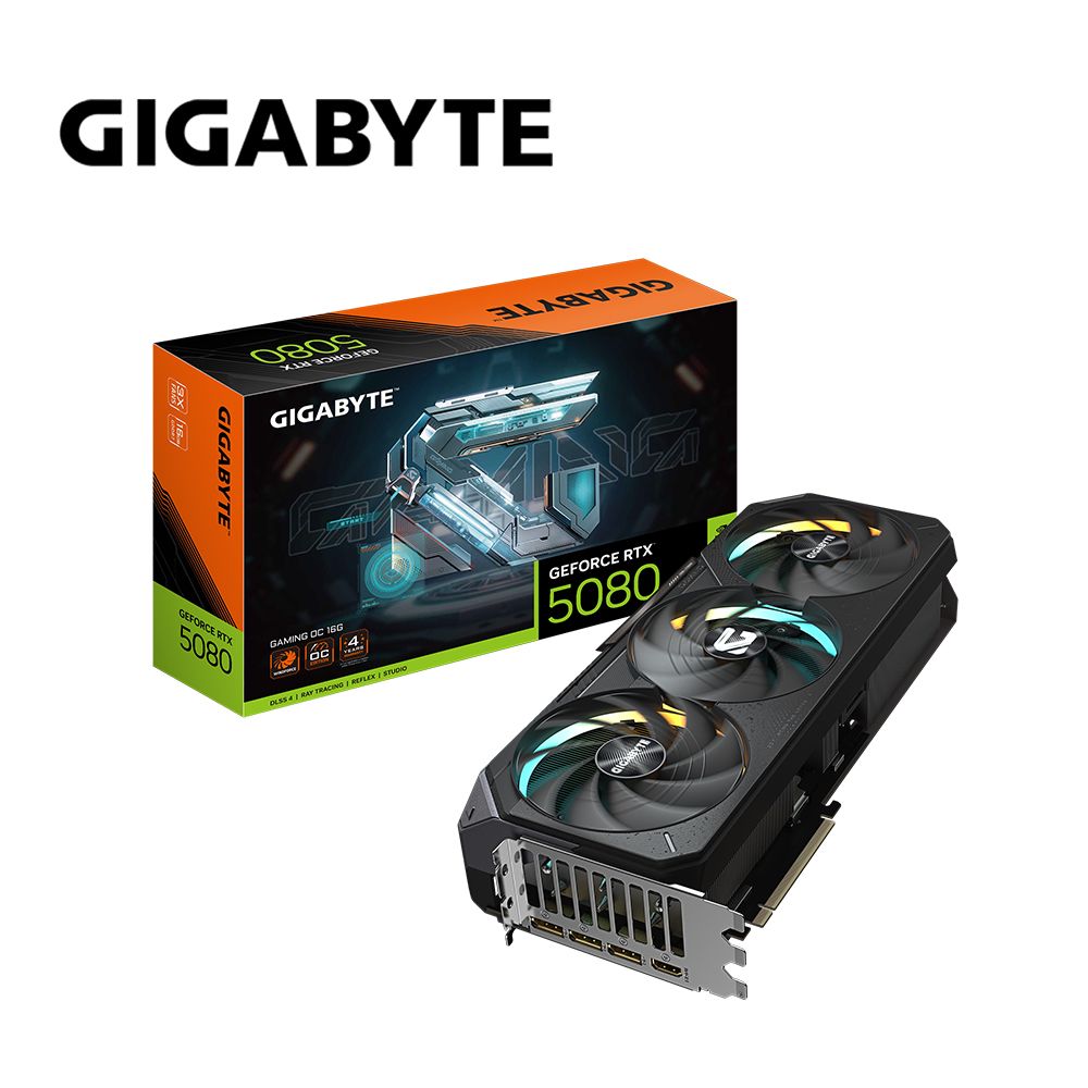 GIGABYTE 技嘉 RTX5080 GAMING OC 16G 顯示卡 (組合包-3)