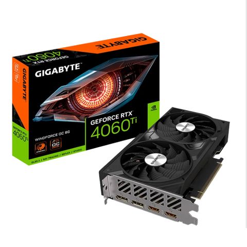 技嘉 GeForce RTX 4060 Ti WINDFORCE OC 8G 顯示卡