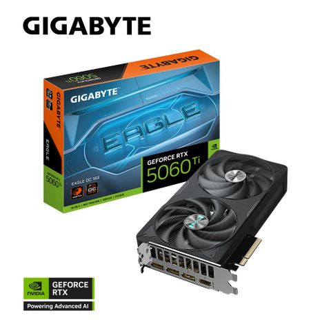 GIGABYTE 技嘉 GeForce RTX 5060 Ti EAGLE OC 16G 顯示卡