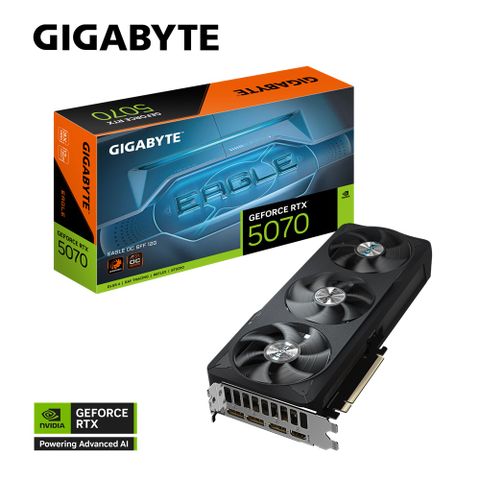 技嘉 AORUS GeForce RTX 5070 EAGLE OC SFF 12G 顯示卡