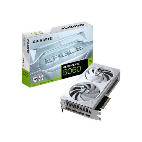 技嘉GIGABYTE EAGLE GeForce RTX 5060 OC ICE 8GB 顯示卡