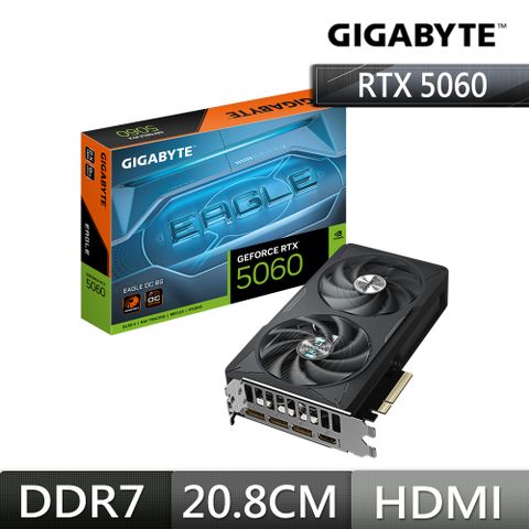 技嘉GIGABYTE EAGLE GeForce RTX 5060 OC 8GB 顯示卡