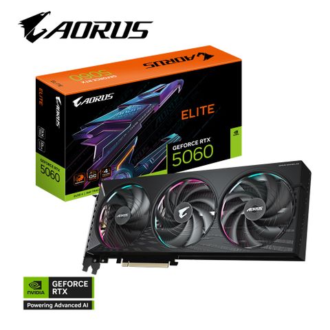 技嘉 GeForce RTX 5060 ELITE 8G 顯示卡