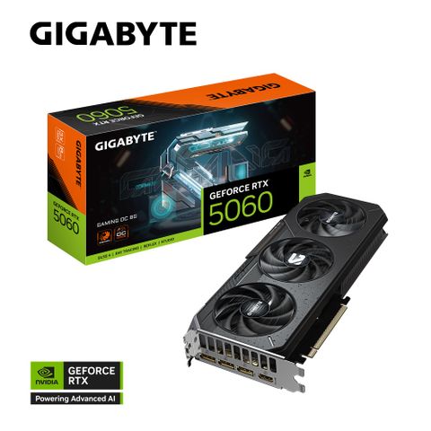 技嘉 GeForce RTX 5060 GAMING OC 8G 顯示卡