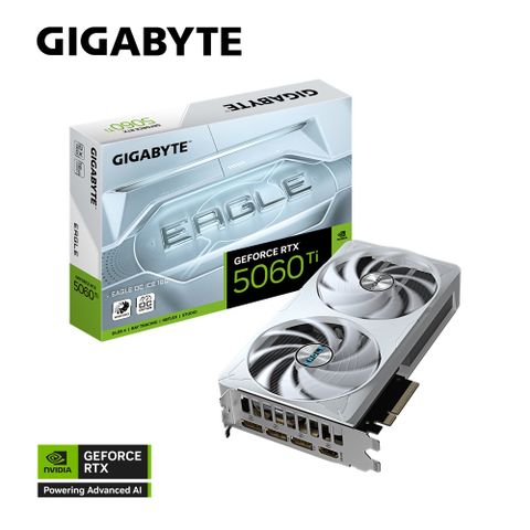 GIGABYTE 技嘉 GeForce RTX 5060 Ti EAGLE OC ICE 16G 顯示卡