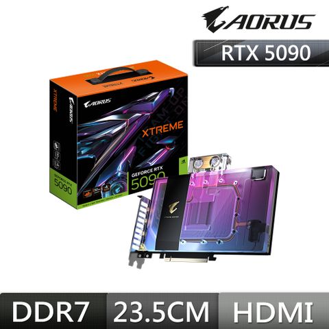 GIGABYTE 技嘉 AORUS GeForce RTX5090 XTREME WATERFORCE WB 32G
