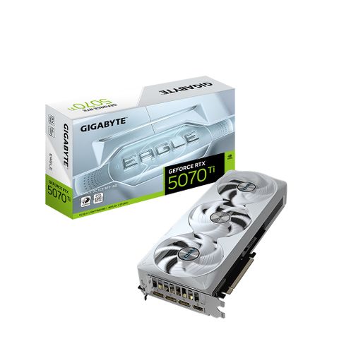技嘉 RTX 5070 Ti EAGLE OC ICE SFF 16G 顯示卡 (組合包B)